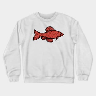 Cherry barb - freshwater aquarium fish Crewneck Sweatshirt